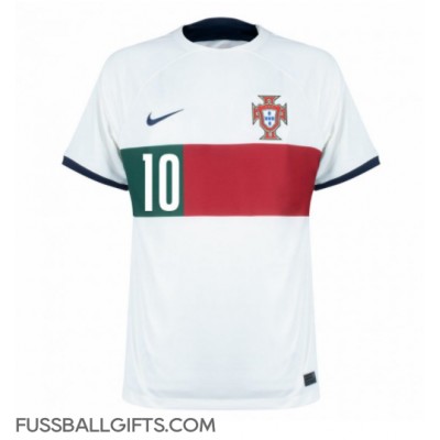 Portugal Bernardo Silva #10 Fußballbekleidung Auswärtstrikot WM 2022 Kurzarm